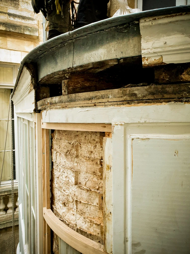 Intervention de cordistes MS Access pour courbes harmonieuses chez CEGIM à Bordeaux (bâtiment) – 5